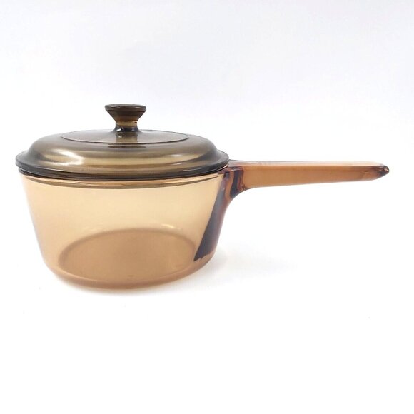 Visions by Corning 1 L Covered Saucepan V1 Original Box with Instructions France - Picture 15 of 16